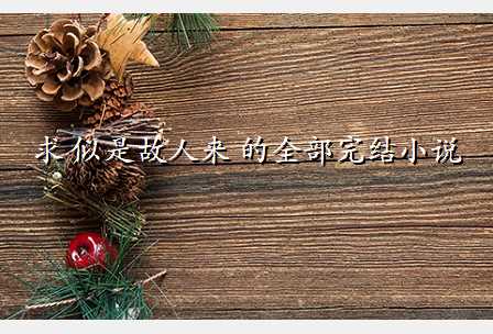 求 似是故人来 的全部完结小说