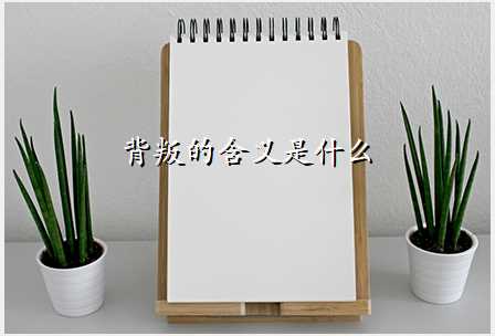 背叛的含义是什么