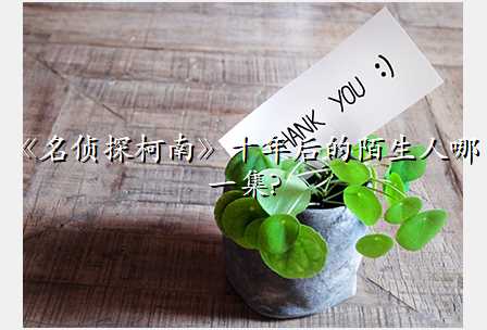 《名侦探柯南》十年后的陌生人哪一集?