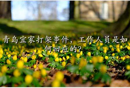 青岛宜家打架事件,工作人员是如何回应的?
