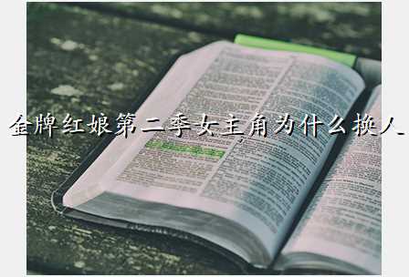 金牌红娘第二季女主角为什么换人