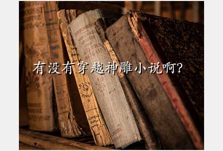 有没有穿越神雕小说啊?